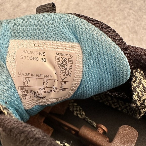 Saucony Excursion TR 15 Womens Shoes Sneakers Size 8.5 Black S10668-30 Running - Picture 9 of 11